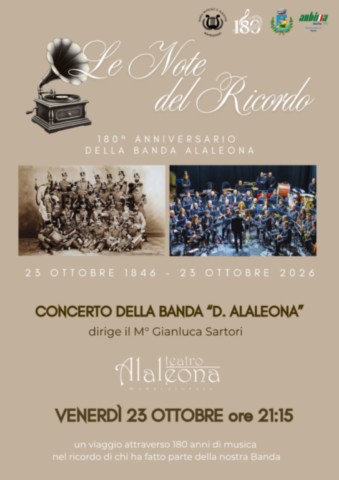 anniversario 180° Concerto 180 anni banda