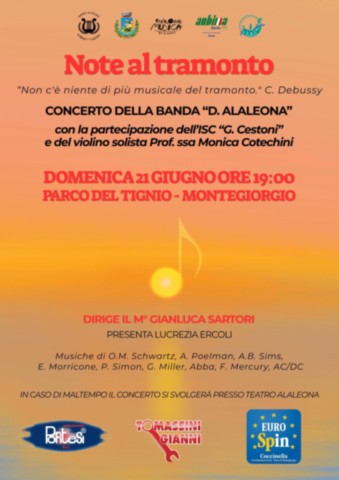 concerto al tramonto manifesto concerto al tramonto